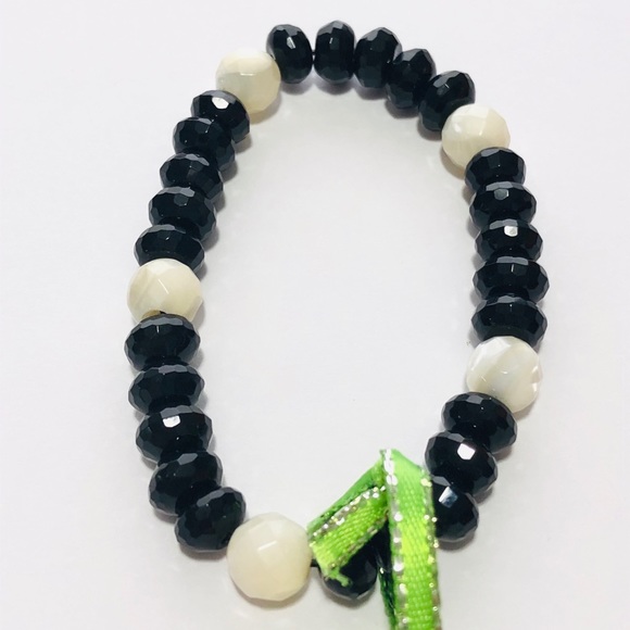 BNWT! Onyx, Pale Pink & Milky Qzt Bracelets - Picture 4 of 4